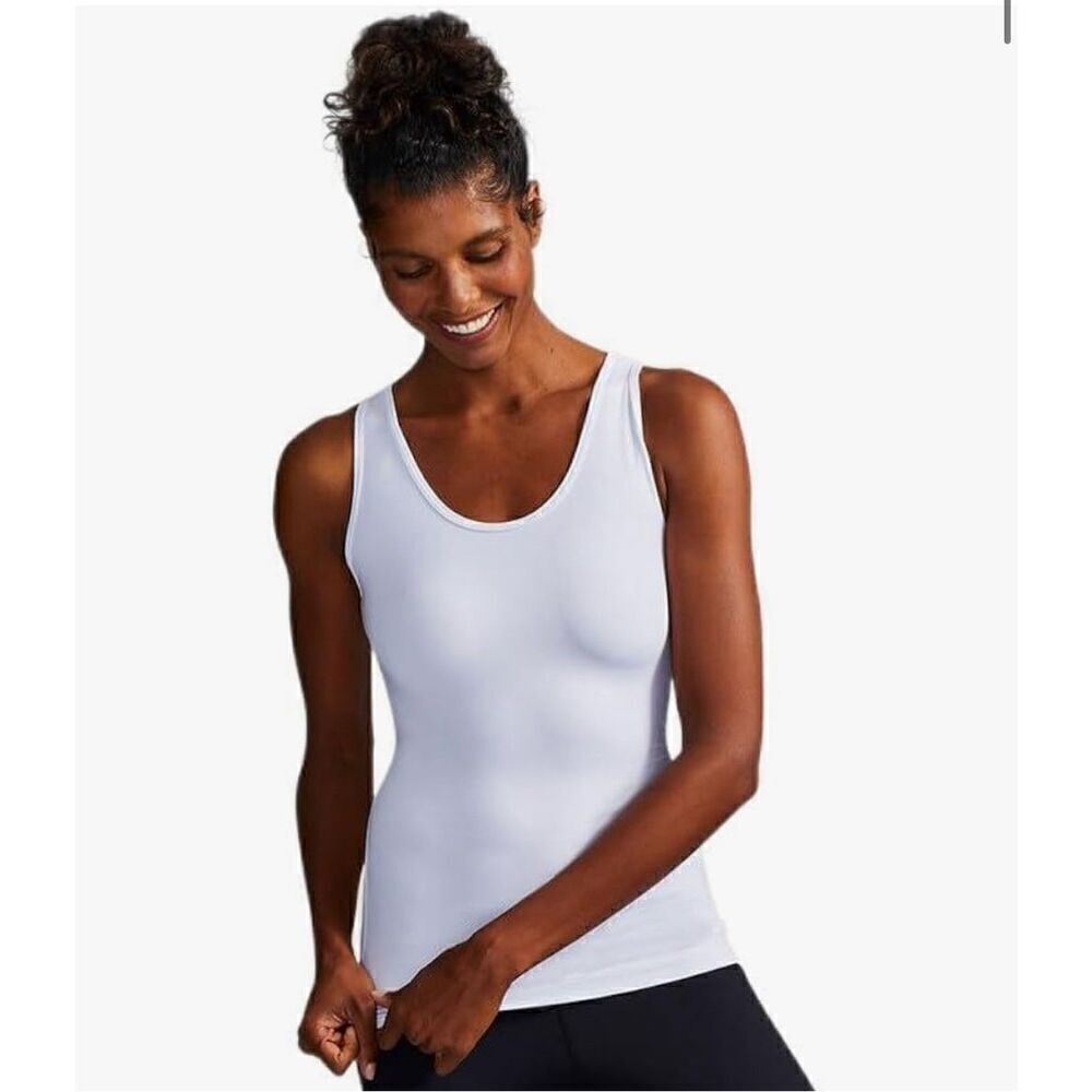 Tommie Cooper Women’s Low Back Support Tank White Medium